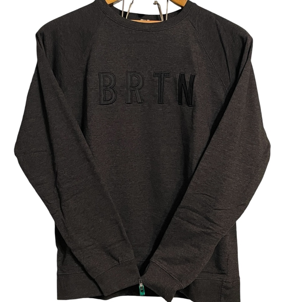 BRTN crew neck sweatshirt, men’s size XL crewneck dark grey gray pullover cozy